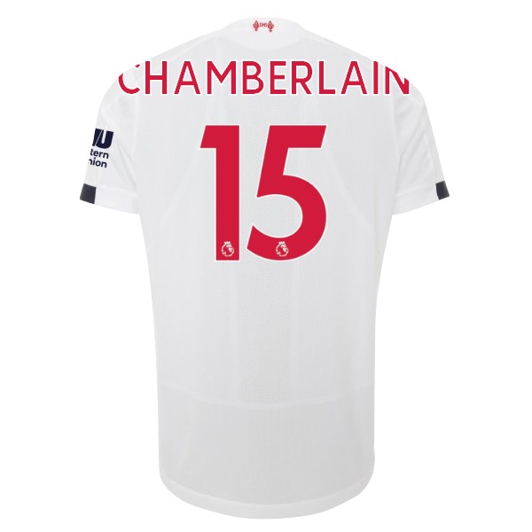 Camiseta Liverpool NO.15 Chamberlain 2ª 2019/20 Blanco
